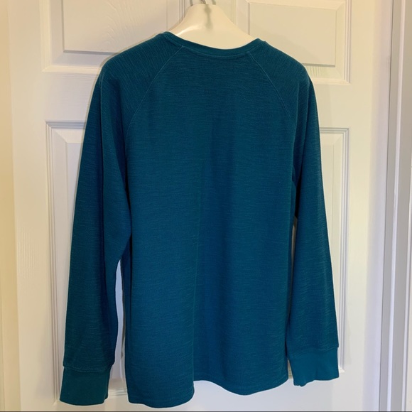 Goodfellow & Co. Blue Thermal Top Size L - Picture 4 of 7